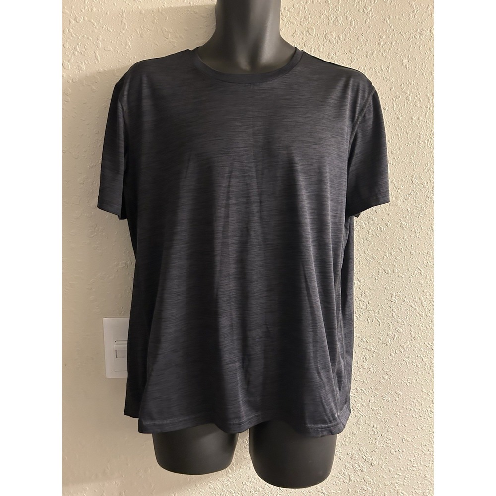 Tek Gear DryTek Men Black Activewear T-Shirt Regular Fit Large #41*8